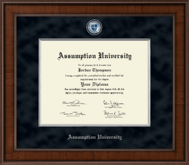 Assumption University diploma frame - Presidential Masterpiece Diploma Frame in Madison