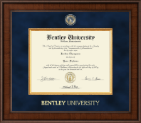 Bentley University Presidential Masterpiece Diploma Frame in Madison