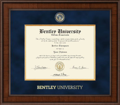 Bentley University diploma frame - Presidential Masterpiece Diploma Frame in Madison