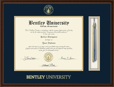 Bentley University diploma frame - Tassel & Cord Diploma Frame in Delta