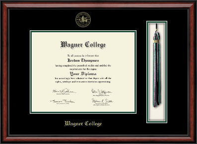 Wagner College diploma frame - Tassel & Cord Diploma Frame in Southport