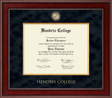 Hendrix College diploma frame - Presidential Masterpiece Diploma Frame in Jefferson
