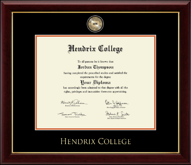 Hendrix College diploma frame - Masterpiece Medallion Diploma Frame in Gallery
