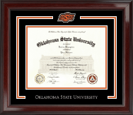 Oklahoma State University diploma frame - Spirit Medallion Diploma Frame in Encore