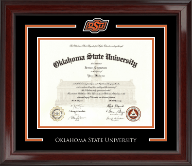 Oklahoma State University diploma frame - Spirit Medallion Diploma Frame in Encore