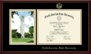 North Carolina State University diploma frame - Campus Scene Diploma Frame in Galleria