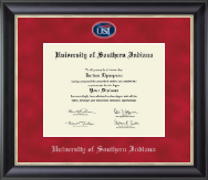 University of Southern Indiana Regal Edition Diploma Frame in Noir