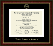 Erskine College Gold Embossed Diploma Frame in Murano
