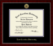 East Carolina University diploma frame - Gold Engraved Medallion Diploma Frame in Sutton