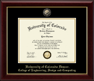 University of Colorado Denver diploma frame - Masterpiece Medallion Diploma Frame in Gallery