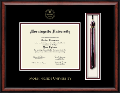 Morningside University diploma frame - Tassel & Cord Diploma Frame in Southport