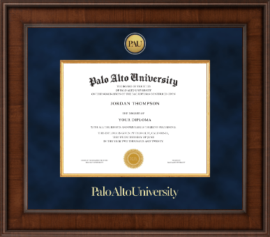 Palo Alto University diploma frame - Presidential Gold Engraved Diploma Frame in Madison