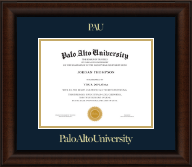 Palo Alto University diploma frame - Gold Embossed Diploma Frame in Lenox