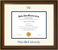 Palo Alto University Dimensions Diploma Frame in Westwood