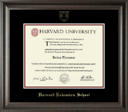 Harvard University Gold Embossed Diploma Frame in Acadia
