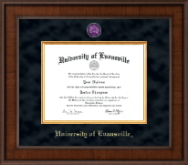 University of Evansville Presidential Masterpiece Diploma Frame in Madison