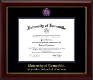University of Evansville diploma frame - Masterpiece Medallion Diploma Frame in Gallery