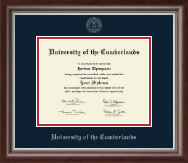 University of the Cumberlands Silver Embossed Diploma Frame in Devonshire
