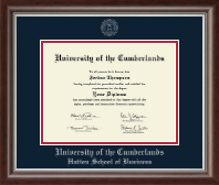 University of the Cumberlands diploma frame - Silver Embossed Diploma Frame in Devonshire