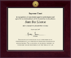 State of Maryland Century Gold Engraved Certificate Frame in Cordova