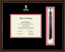 Sierra College Tassel Edition Diploma Frame in Delta