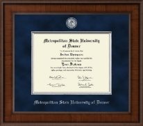 Metropolitan State University of Denver Presidential Masterpiece Diploma Frame in Madison