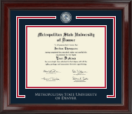 Metropolitan State University of Denver diploma frame - Showcase Edition Diploma Frame in Encore