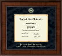 Portland State University diploma frame - Presidential Masterpiece Diploma Frame in Madison