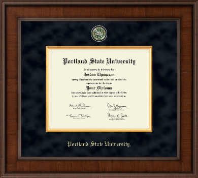 Portland State University diploma frame - Presidential Masterpiece Diploma Frame in Madison