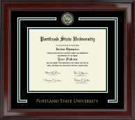 Portland State University Showcase Edition Diploma Frame in Encore
