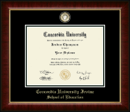 Concordia University - Irvine Masterpiece Medallion Diploma Frame in Murano