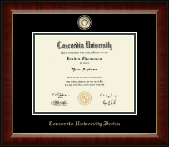 Concordia University - Irvine Masterpiece Medallion Diploma Frame in Murano