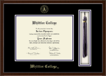 Whittier College diploma frame - Tassel Edition Diploma Frame in Delta