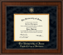 The University of Iowa diploma frame - Presidential Masterpiece Diploma Frame in Madison