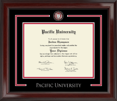 Pacific University diploma frame - Showcase Edition Diploma Frame in Encore