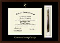Tarrant County College Tassel Edition Diploma Frame in Delta
