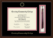 Corning Community College Tassel Edition Diploma Frame in Delta