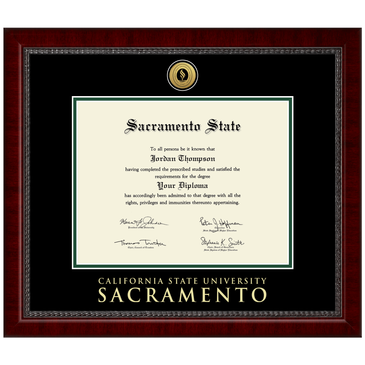Sacramento State Diploma Frame Custom Frames Online Church Hill Classics