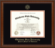 Oklahoma State University diploma frame - Gold Embossed Diploma Frame in Austin