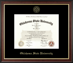 Gold Embossed Diploma Frame