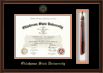 Oklahoma State University Tassel Edition Diploma Frame in Delta