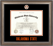 Oklahoma State University Dimensions Diploma Frame in Easton
