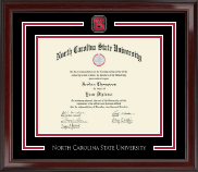 North Carolina State University diploma frame - Spirit Medallion Diploma Frame in Encore