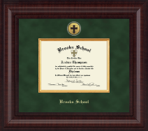 Brooks School diploma frame - Presidential Gold Engraved Diploma Frame in Premier
