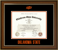 Oklahoma State University Dimensions Diploma Frame in Westwood