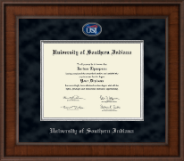 University of Southern Indiana Presidential Masterpiece Diploma Frame in Madison