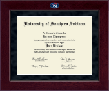University of Southern Indiana Millennium Masterpiece Diploma Frame in Cordova