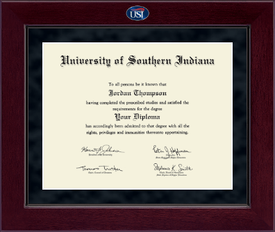 University of Southern Indiana diploma frame - Millennium Masterpiece Diploma Frame in Cordova
