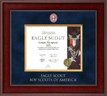 Boy Scouts of America certificate frame - Presidential Masterpiece Certificate Frame in Jefferson