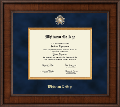 Whitman College diploma frame - Presidential Masterpiece Diploma Frame in Madison